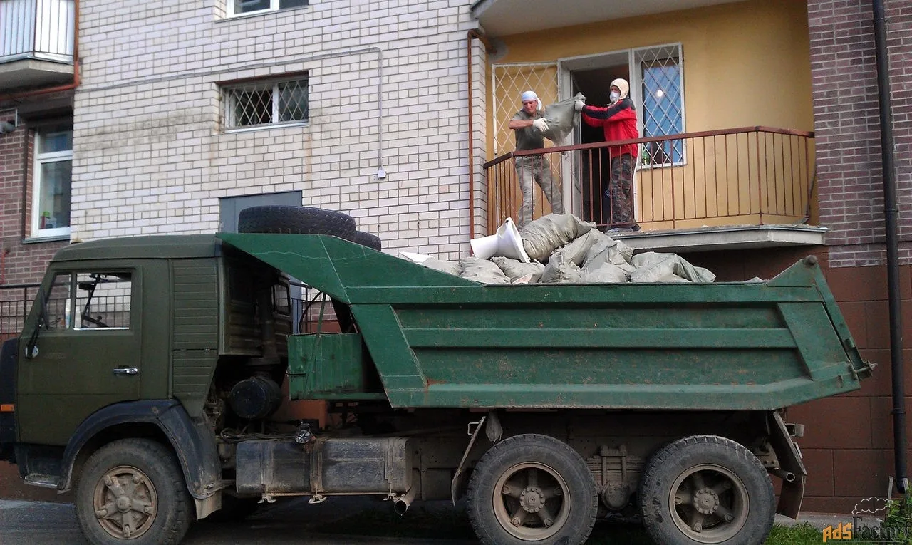 Вывоз мусора с грузчиками и погрузкой в Старой Руссе от 2344 руб. — ПроМусор, услуги под ключ