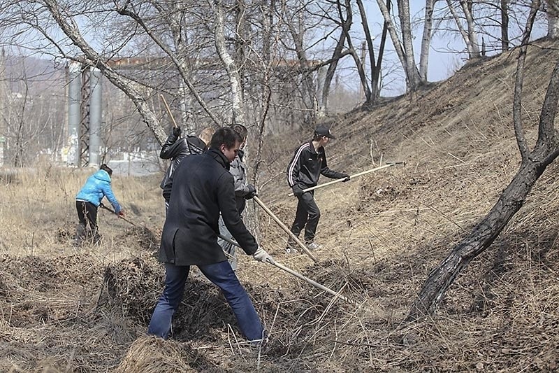 Уборка участков от мусора в Старой Руссе — услуги ПроМусор, вывоз и ручная уборка от 153 руб
