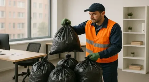 Уборка и вывоз мусора после мероприятий в Старой Руссе в октябре